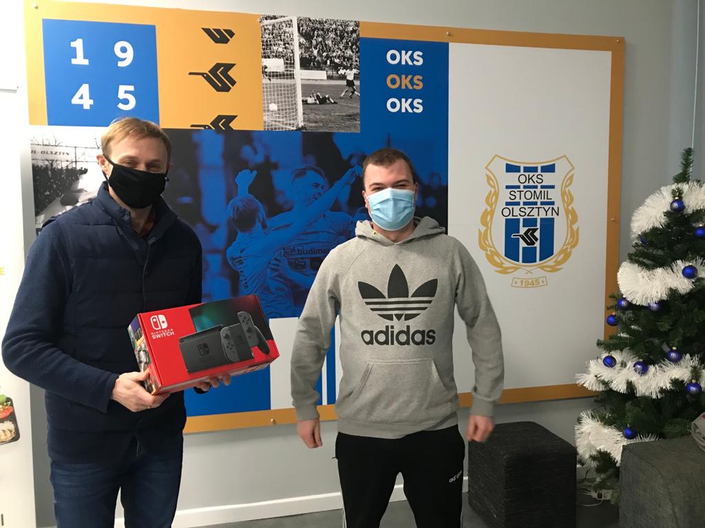 Piotr Soja wygrywa Nintendo Switch w konkursie Stomilu Olsztyn!