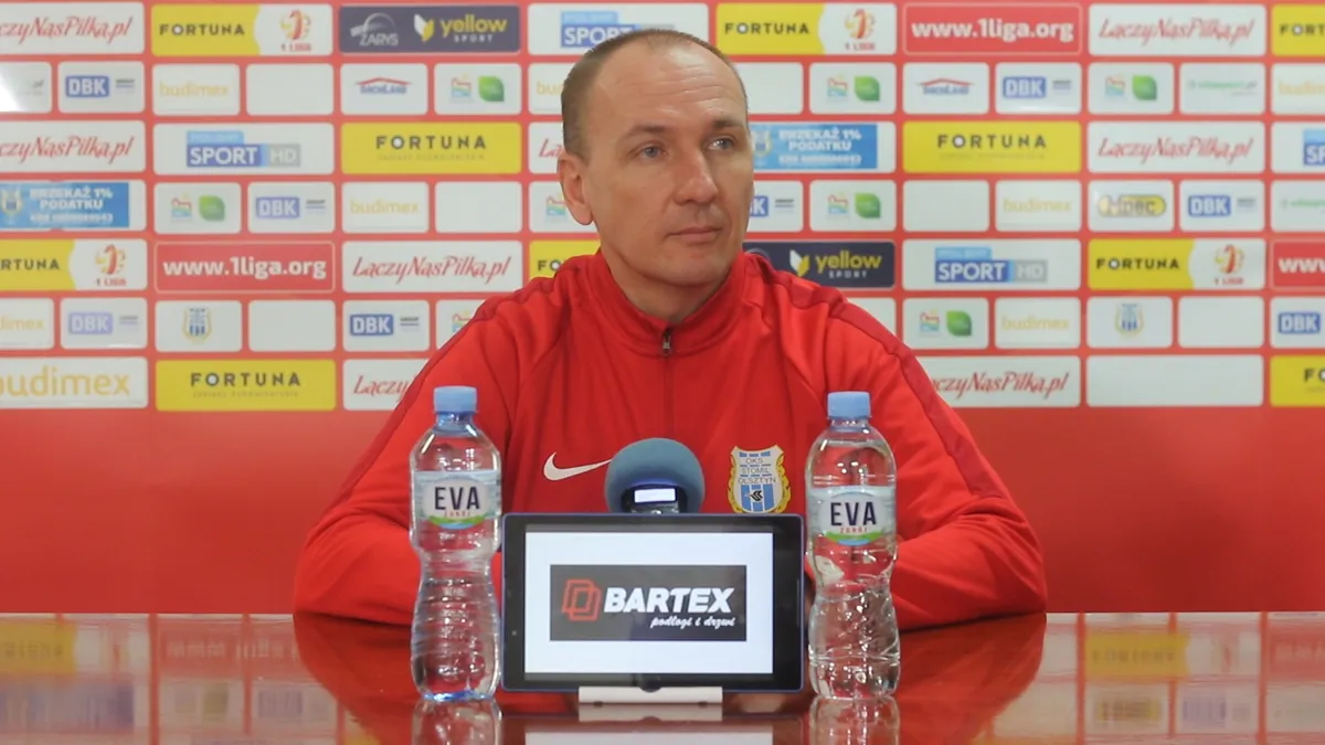 Adam Majewski przed meczem z GKS-em Tychy