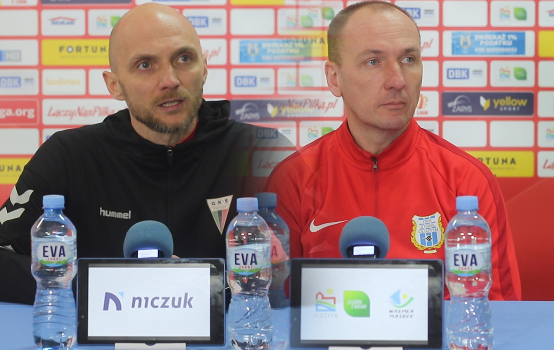 Trenerski dwugłos po meczu Stomil Olsztyn - GKS Tychy