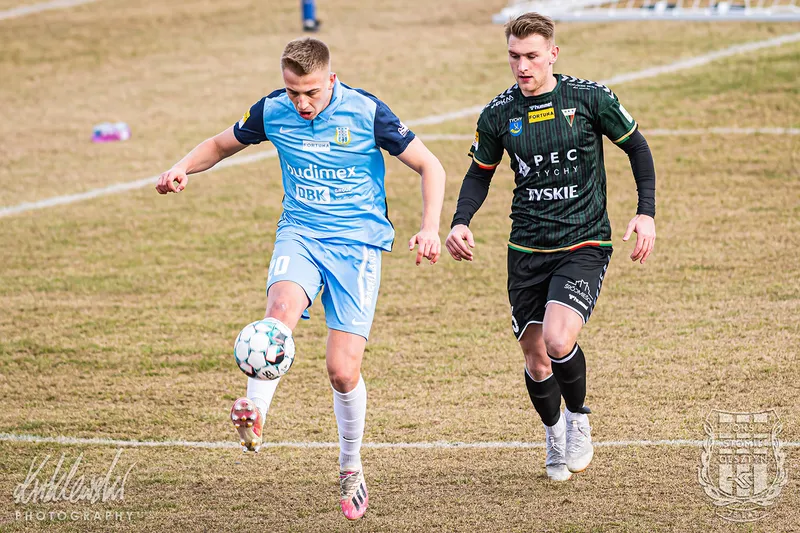 Pilka nozna. Fortuna I liga. Stomil Olsztyn - GKS Tychy. 27.02.2021