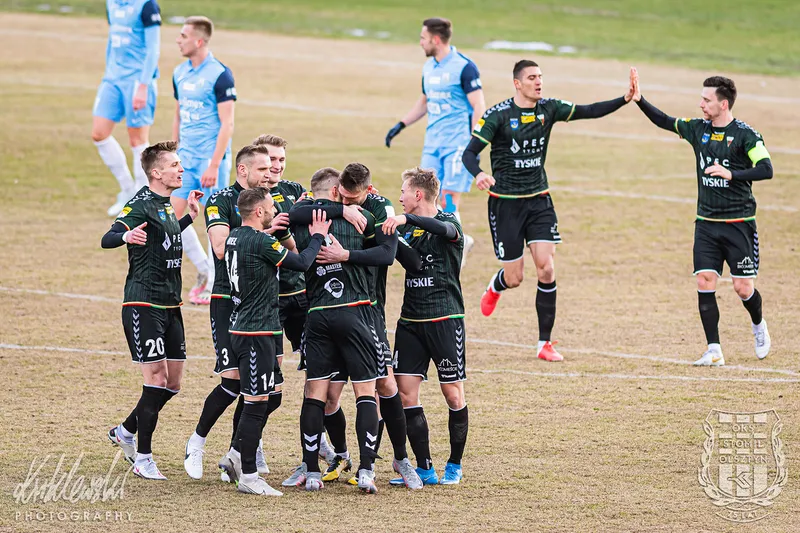 Pilka nozna. Fortuna I liga. Stomil Olsztyn - GKS Tychy. 27.02.2021