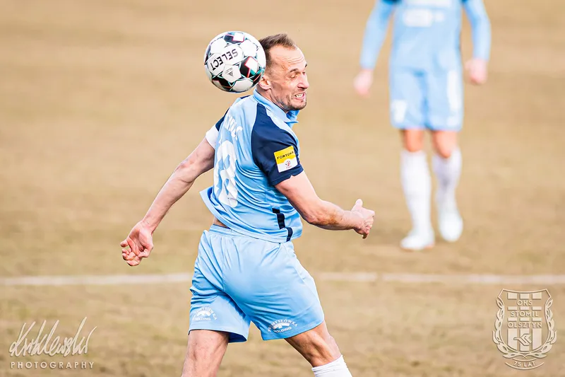 Pilka nozna. Fortuna I liga. Stomil Olsztyn - GKS Tychy. 27.02.2021
