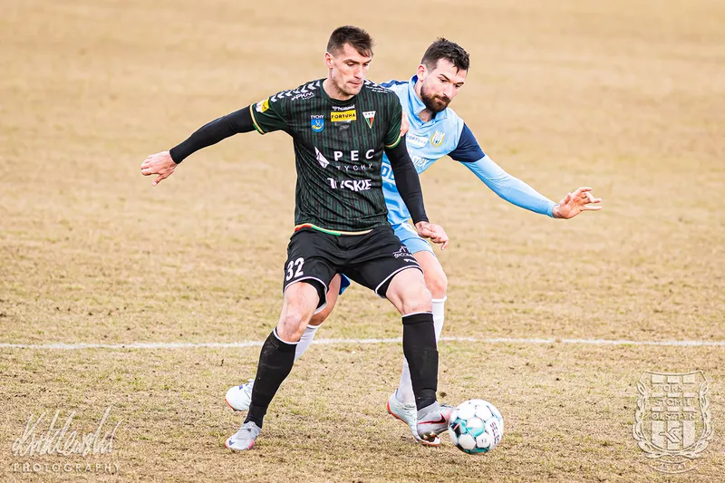 Pilka nozna. Fortuna I liga. Stomil Olsztyn - GKS Tychy. 27.02.2021