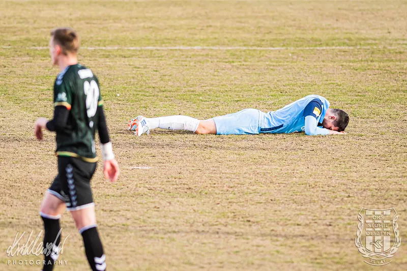 Pilka nozna. Fortuna I liga. Stomil Olsztyn - GKS Tychy. 27.02.2021