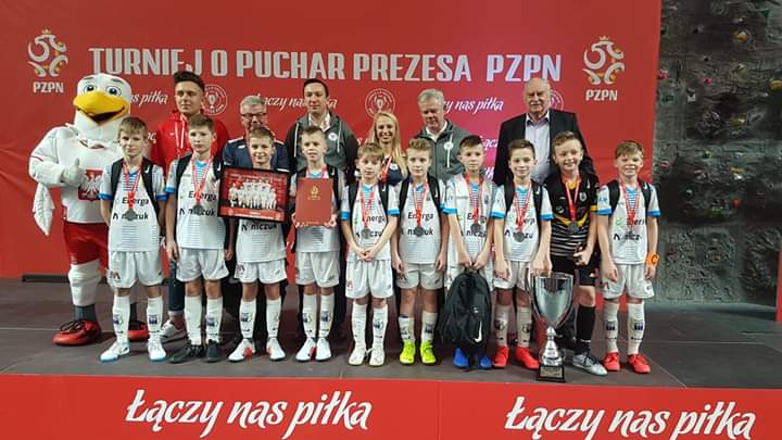Drugie miejsce AS Stomil Olsztyn w Turnieju o Puchar Prezesa PZPN (kat. U-11)