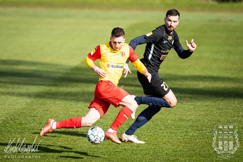 Pilka nozna. Fortuna I liga. Stomil Olsztyn - Korona Kielce. 28.04.2021