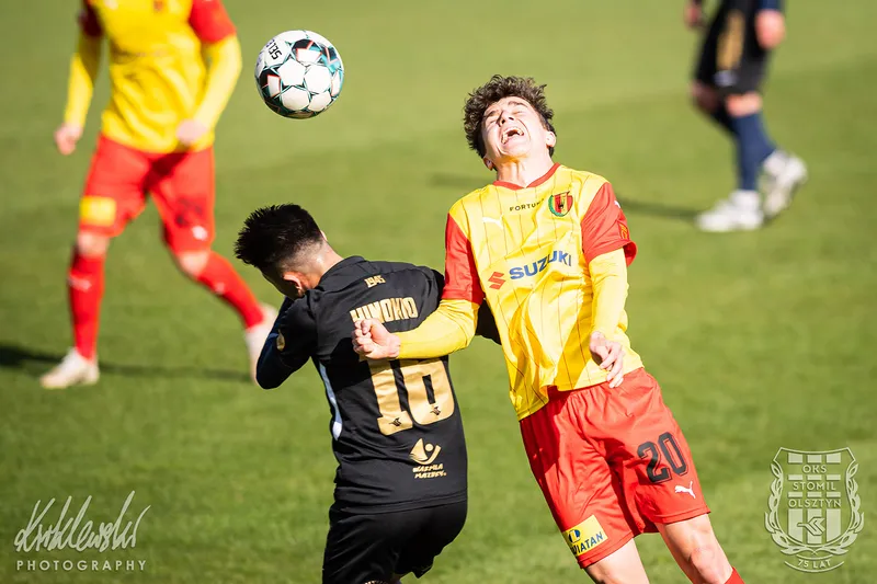 Pilka nozna. Fortuna I liga. Stomil Olsztyn - Korona Kielce. 28.04.2021