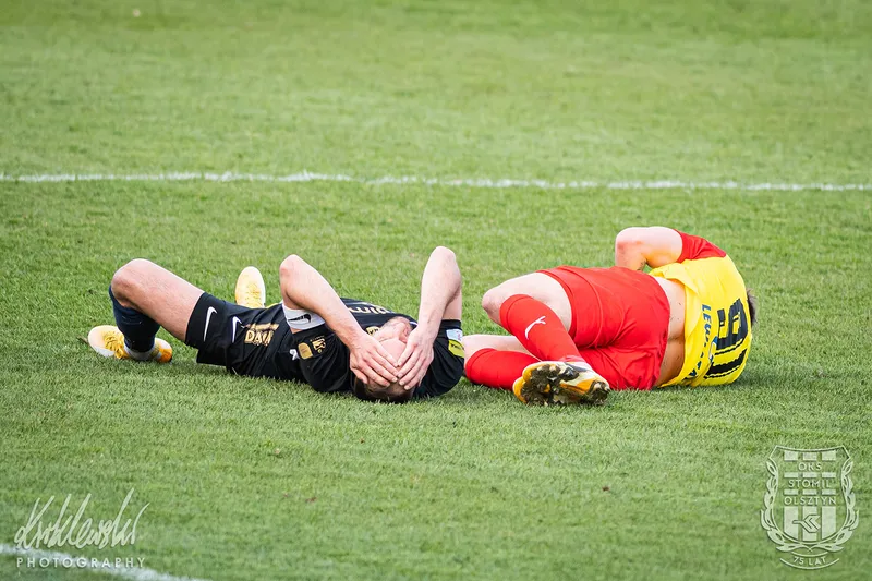 Pilka nozna. Fortuna I liga. Stomil Olsztyn - Korona Kielce. 28.04.2021