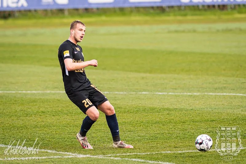 Pilka nozna. Fortuna I liga. Stomil Olsztyn - Chrobry Glogow. 08.05.2021