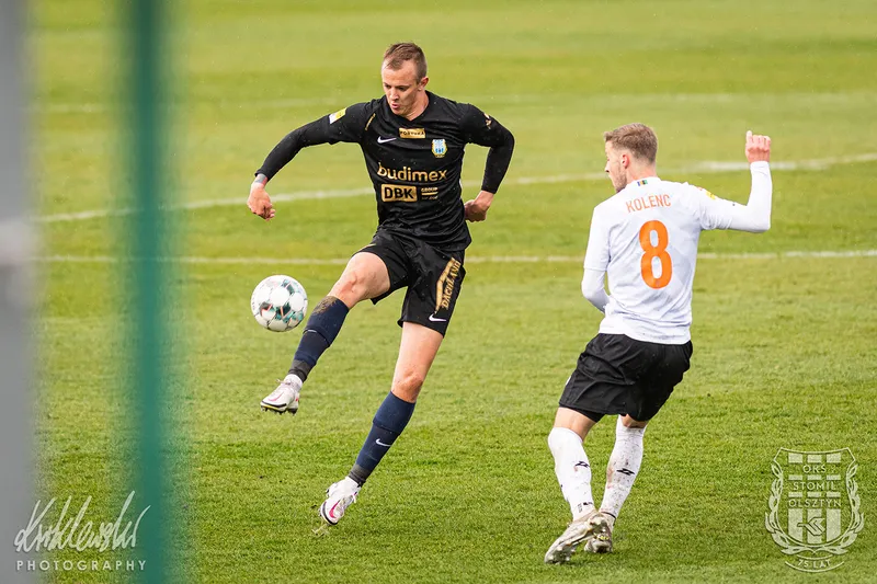 Pilka nozna. Fortuna I liga. Stomil Olsztyn - Chrobry Glogow. 08.05.2021