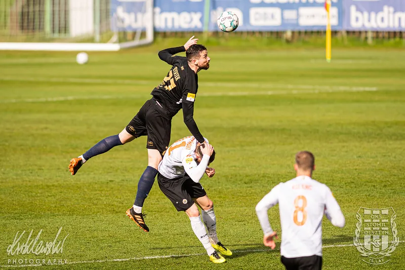 Pilka nozna. Fortuna I liga. Stomil Olsztyn - Chrobry Glogow. 08.05.2021