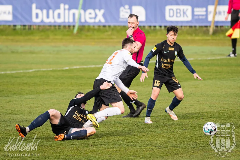 Pilka nozna. Fortuna I liga. Stomil Olsztyn - Chrobry Glogow. 08.05.2021