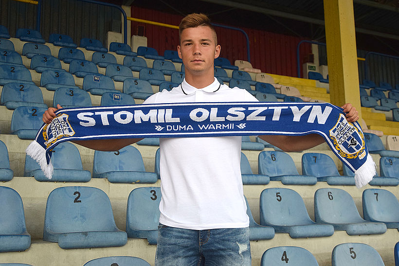Dominik Wasiak piłkarzem Stomilu