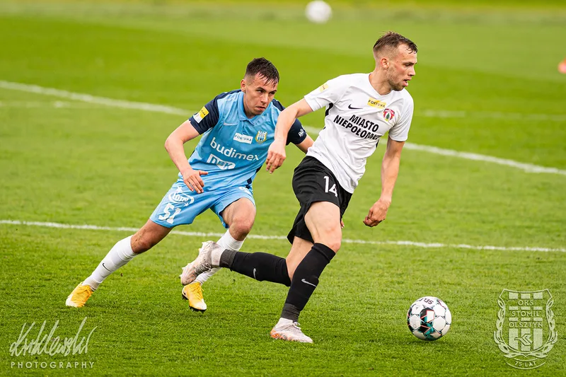 Pilka nozna. Fortuna I liga. Stomil Olsztyn - Puszcza Niepolomice. 22.05.2021
