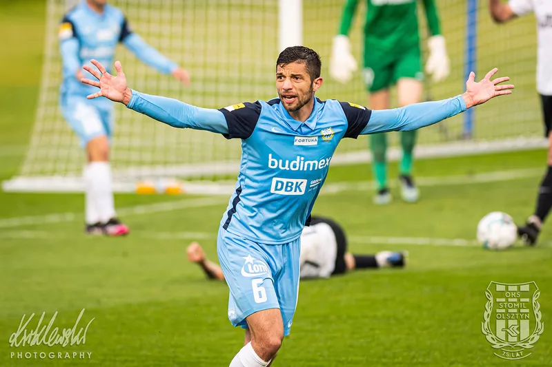 Pilka nozna. Fortuna I liga. Stomil Olsztyn - Puszcza Niepolomice. 22.05.2021