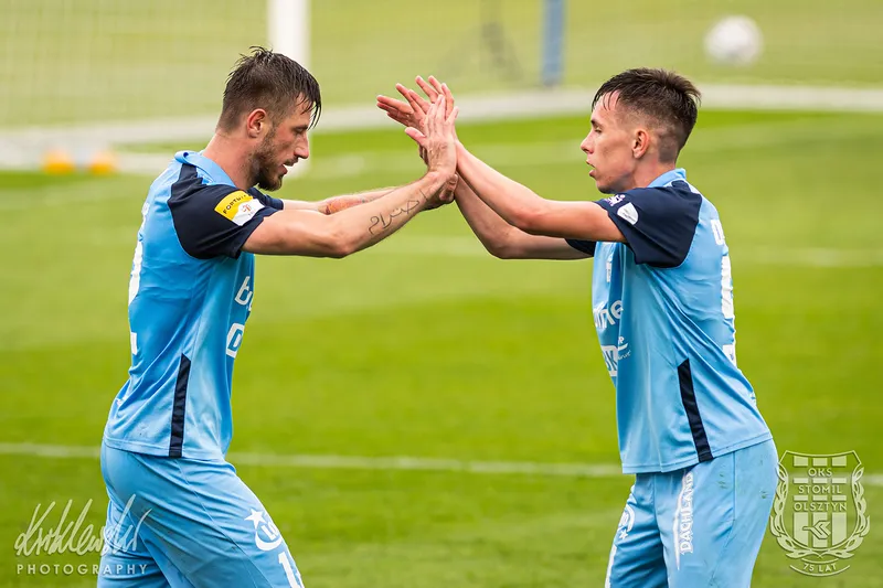 Pilka nozna. Fortuna I liga. Stomil Olsztyn - Puszcza Niepolomice. 22.05.2021