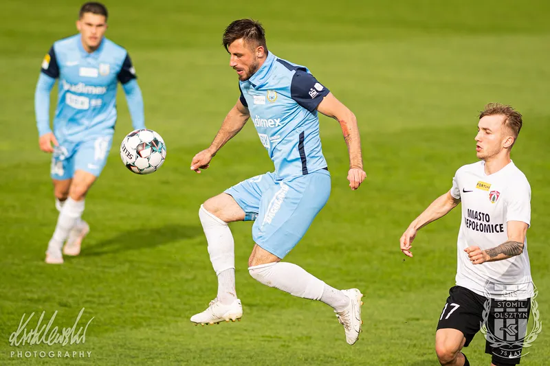Pilka nozna. Fortuna I liga. Stomil Olsztyn - Puszcza Niepolomice. 22.05.2021