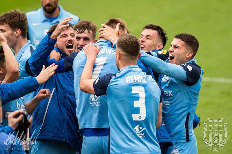 Pilka nozna. Fortuna I liga. Stomil Olsztyn - Puszcza Niepolomice. 22.05.2021