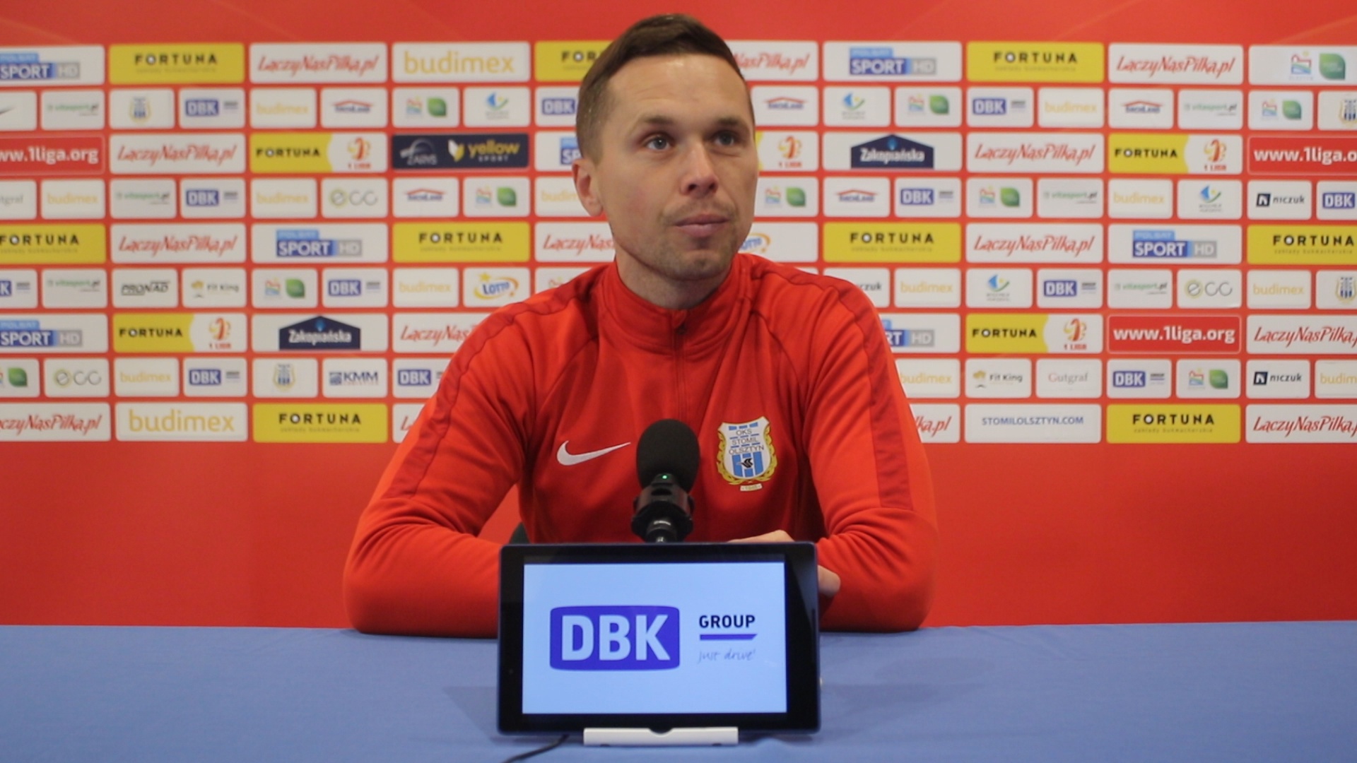 Piotr Klepczarek przed meczem z Górnikiem Łęczna