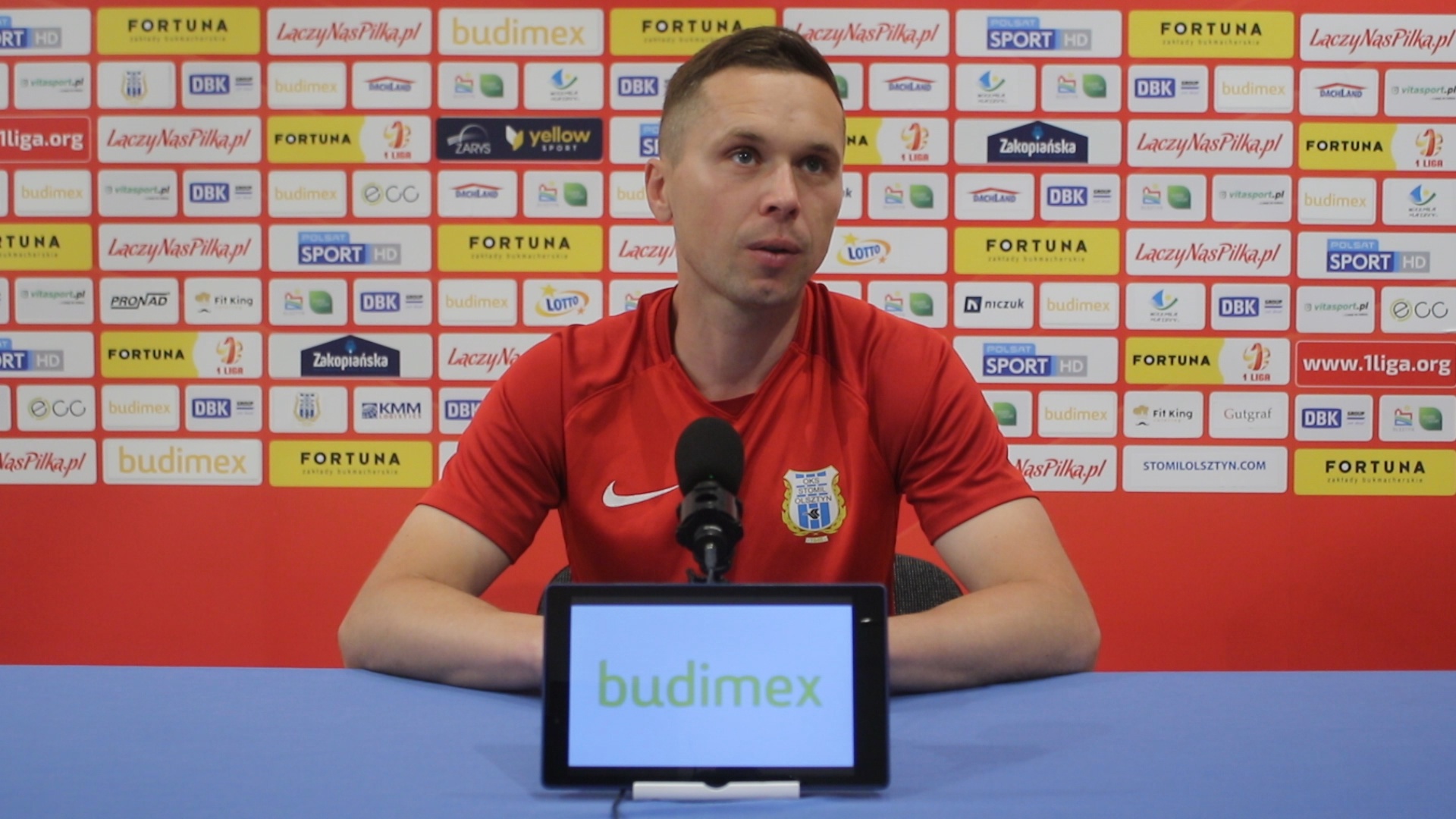 Piotr Klepczarek przed meczem z Miedzią Legnica