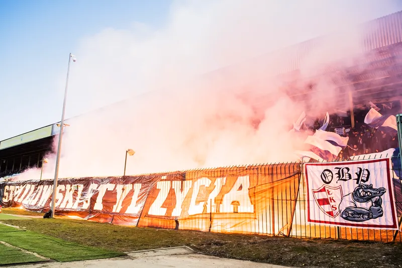 oprawa kibice Stomilu