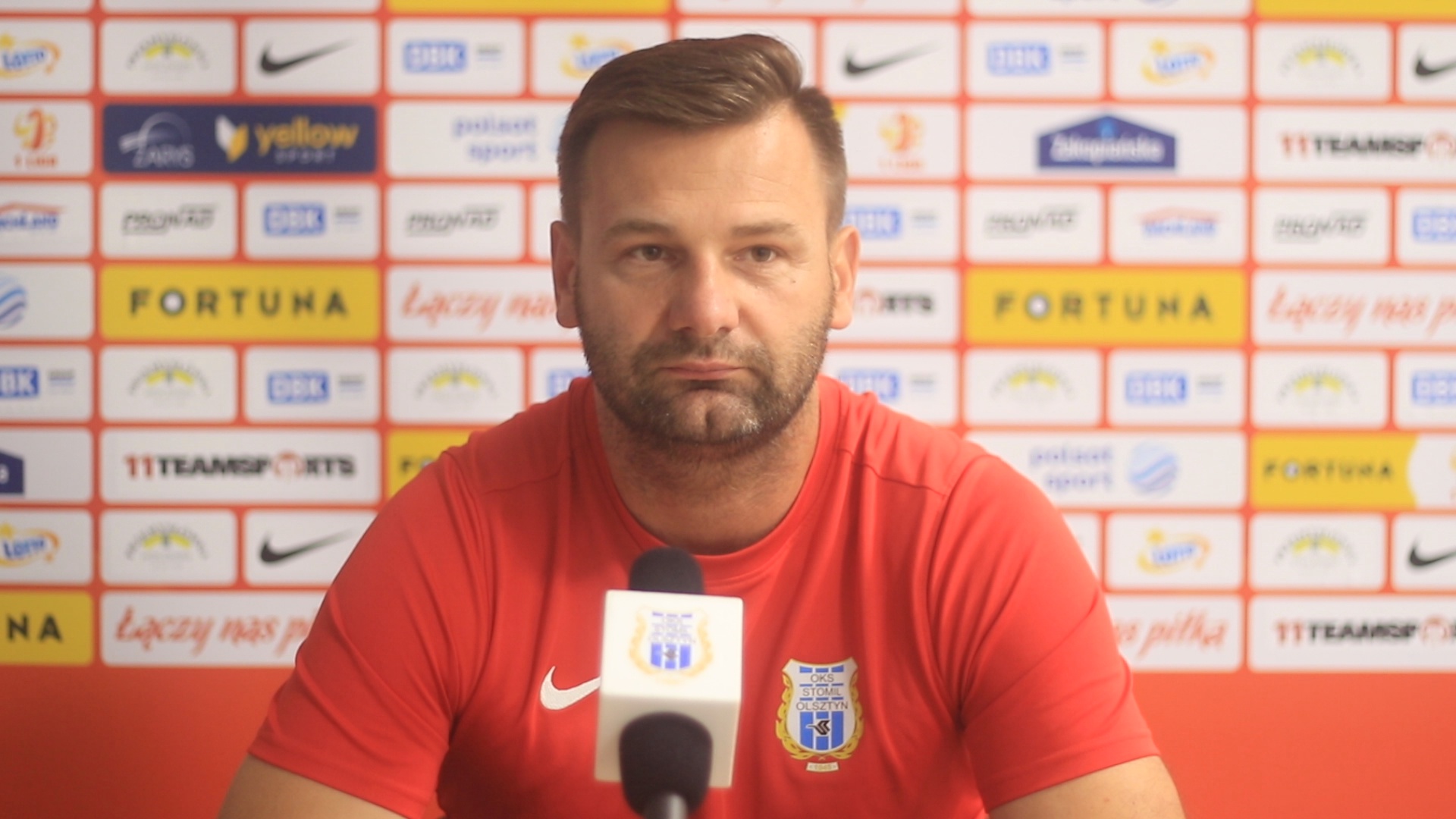 Adrian Stawski przed meczem z Resovią