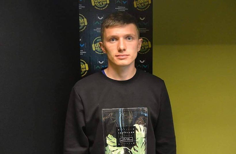Dominik Kun w Magazynie Sportowym Radia UWM FM