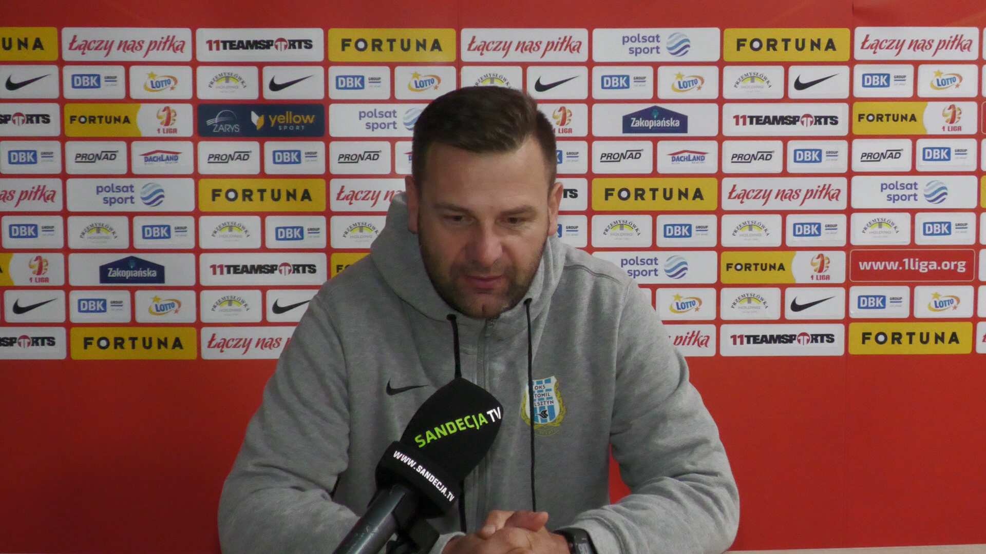 Konferencja po meczu FPP: Stomil Olsztyn - Sandecja Nowy Sącz