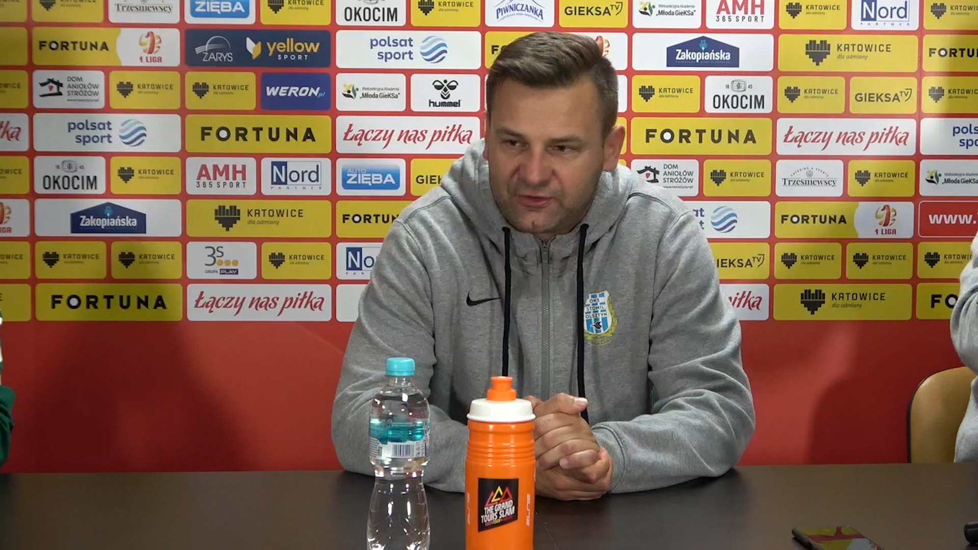 Konferencja po meczu GKS Katowice - Stomil Olsztyn