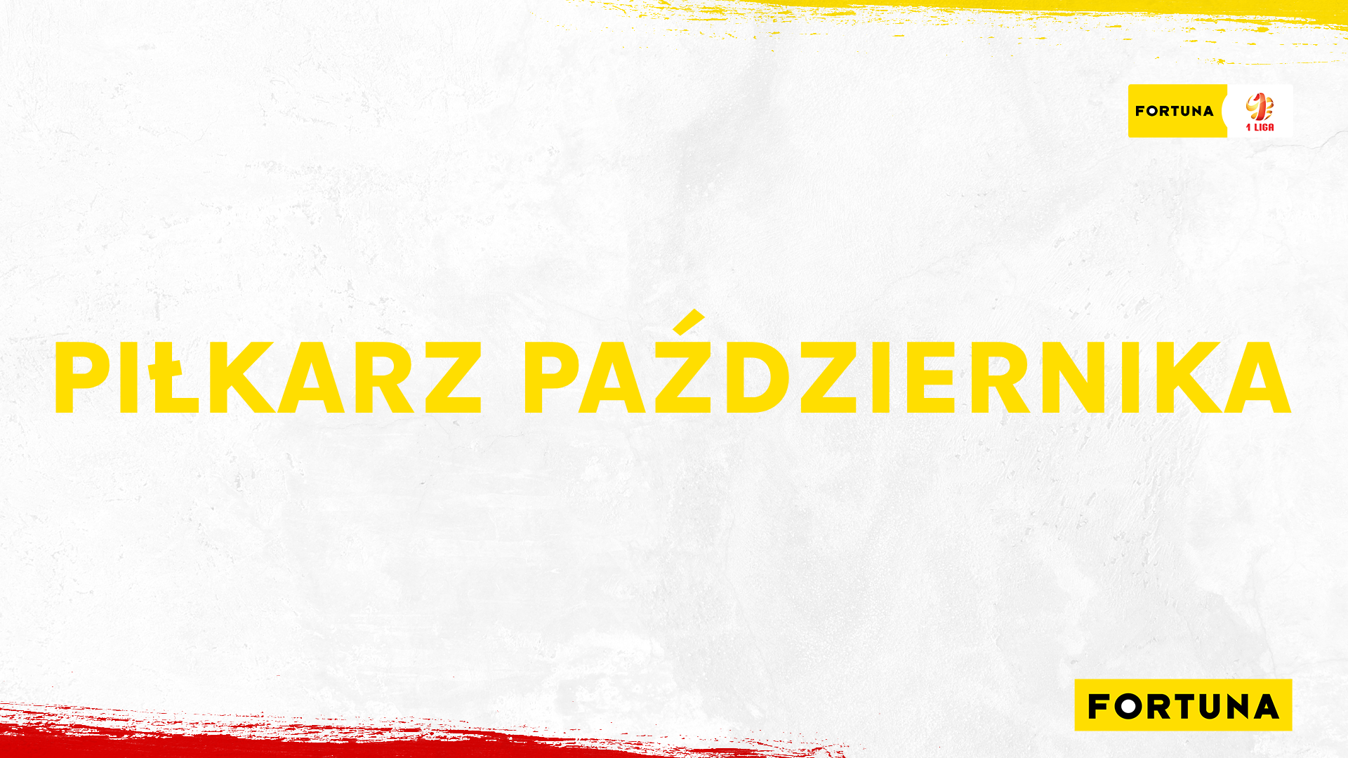 Fortuna 1 Liga wybiera Piłkarza Października