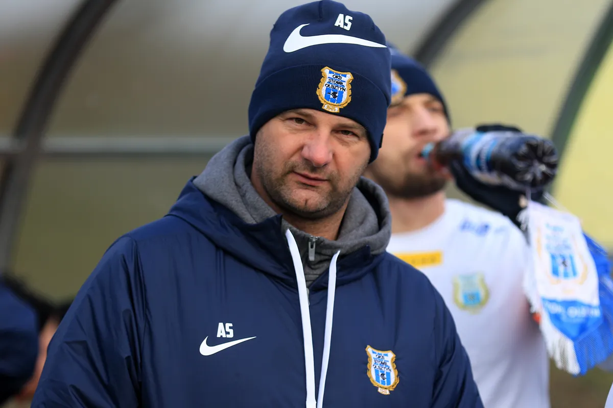 Trener Adrian Stawski po pierwszym sparingu