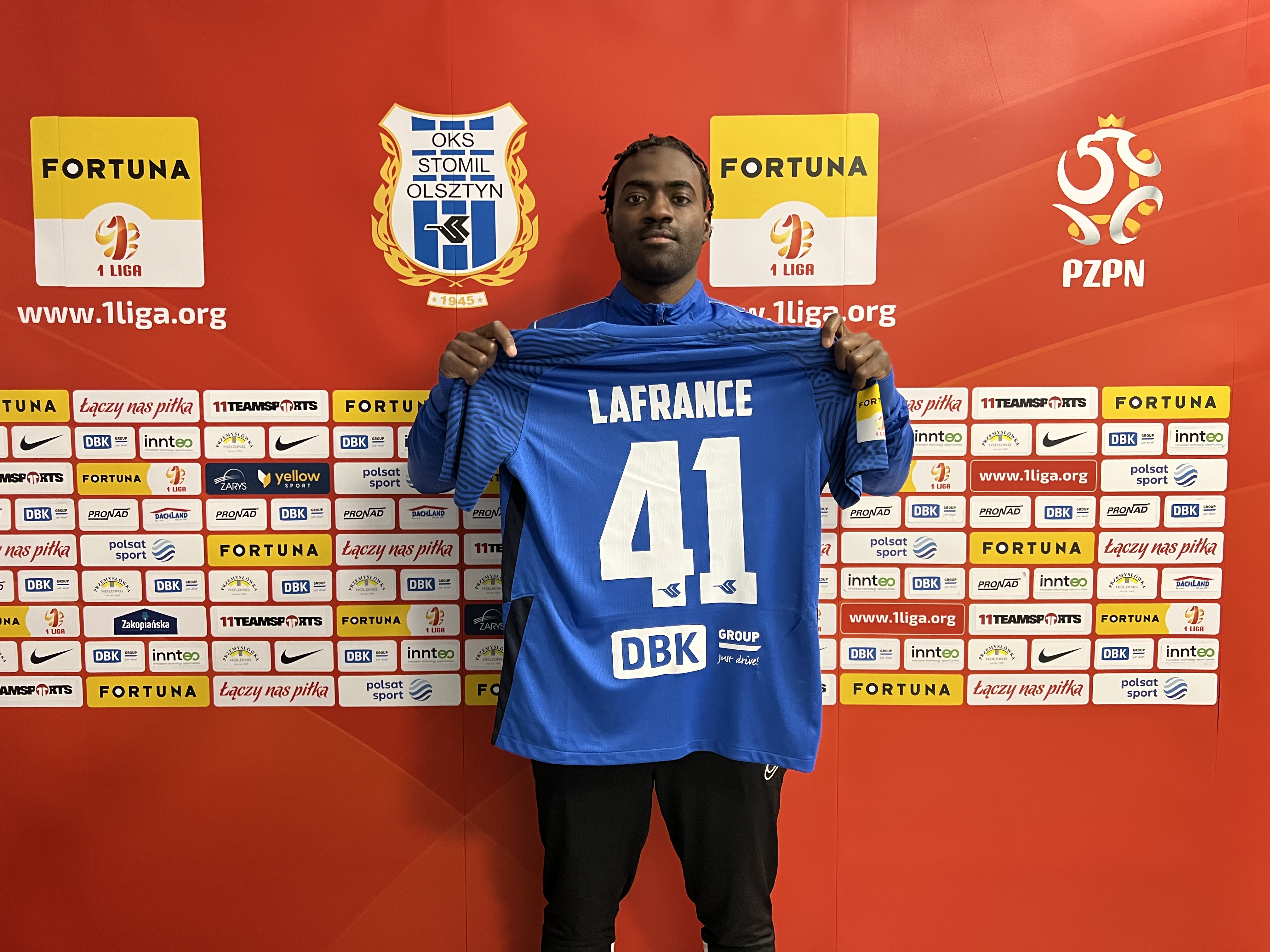 Kevin Lafrance piłkarzem Stomilu Olsztyn!