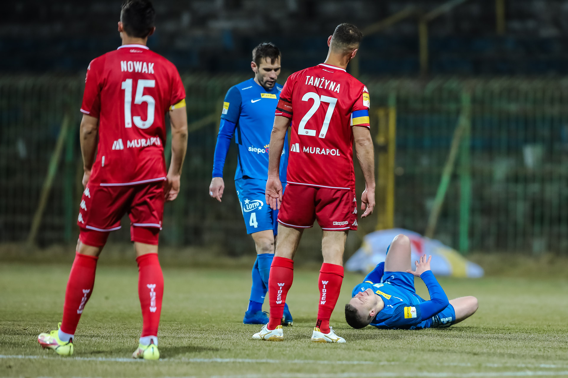 Sytuacja kartkowa po meczu z Widzewem Łódź