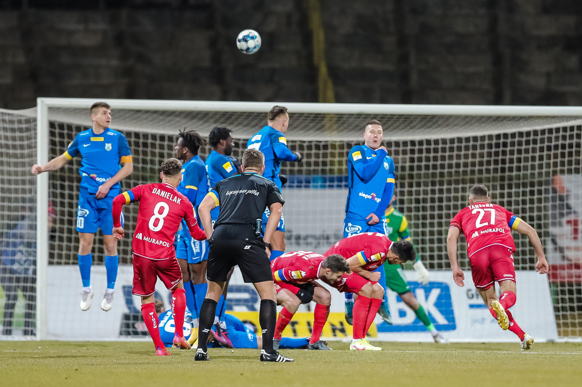 Skrót spotkania z Widzewem Łódź