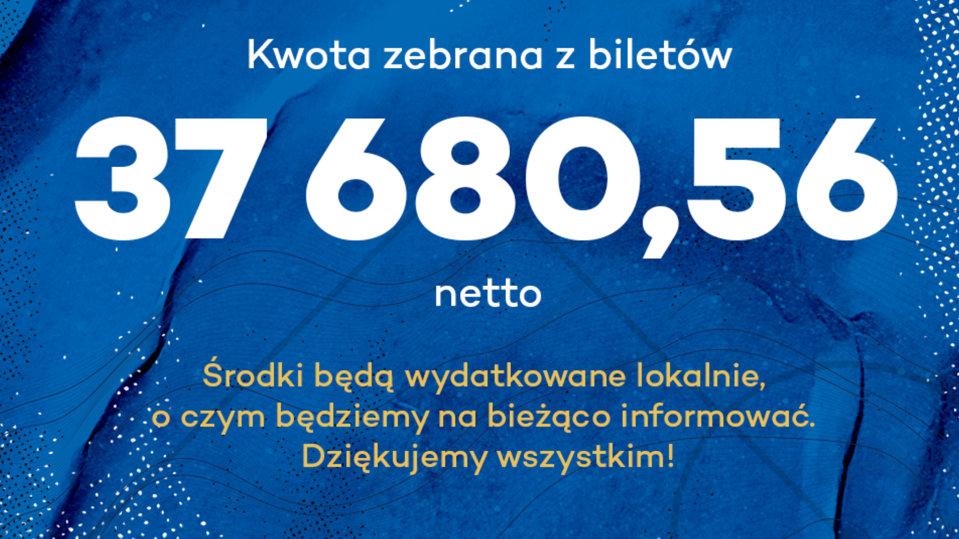 Publikujemy kwotę na wsparcie Ukrainy