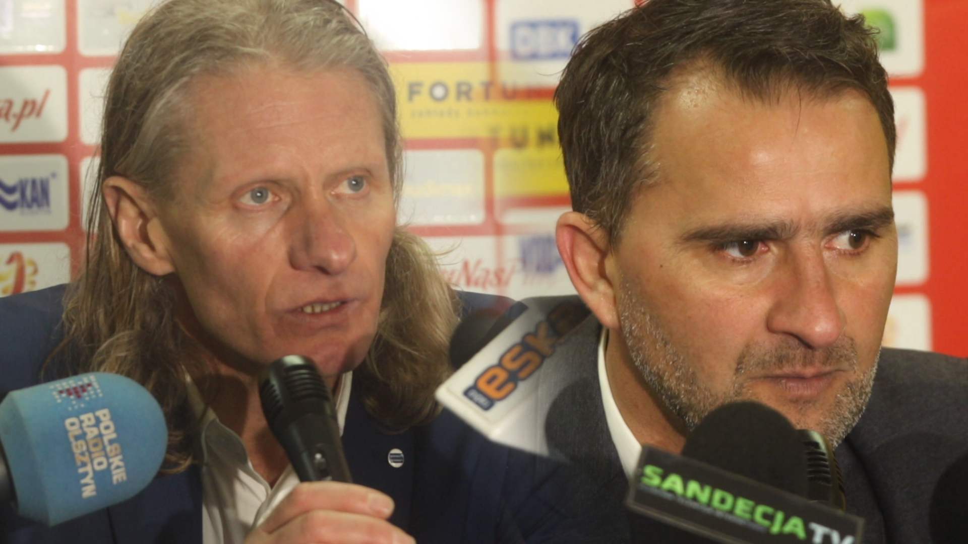 Trenerski dwugłos po meczu Stomil Olsztyn - Sandecja Nowy Sącz
