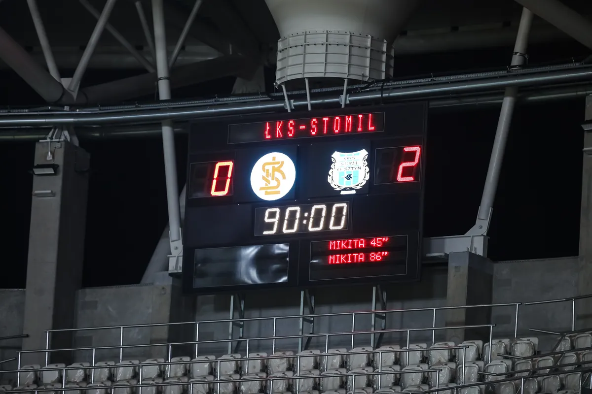 Skrót spotkania z ŁKS-em Łódź