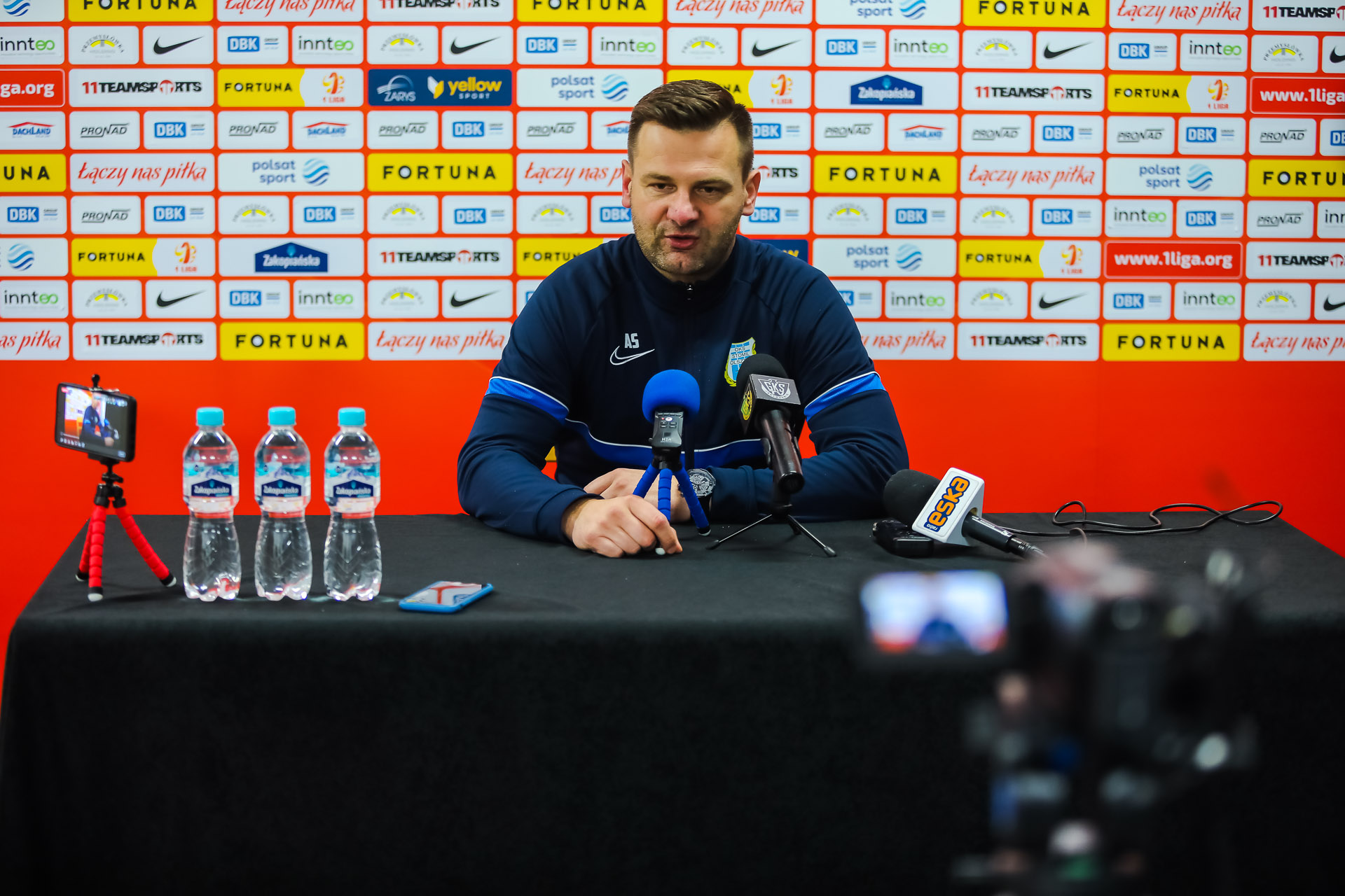Konferencja po meczu Stomil Olsztyn - GKS Jastrzębie