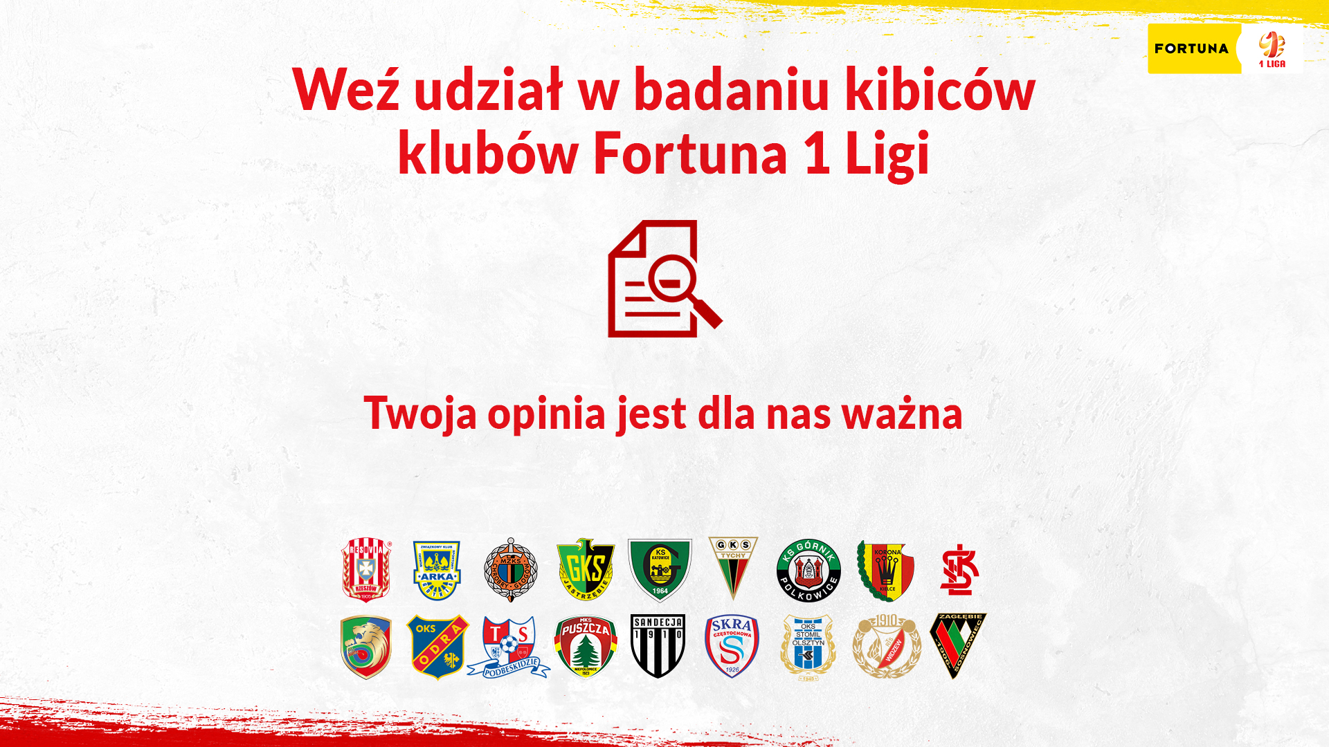 Badanie opinii kibiców klubów Fortuna 1 Ligi