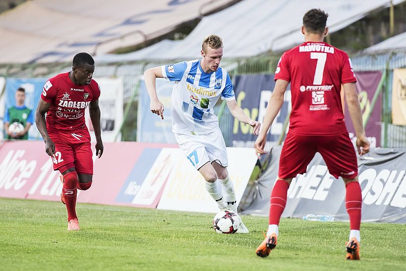 Wiktor Biedrzycki na testach medycznych w Górniku Zabrze