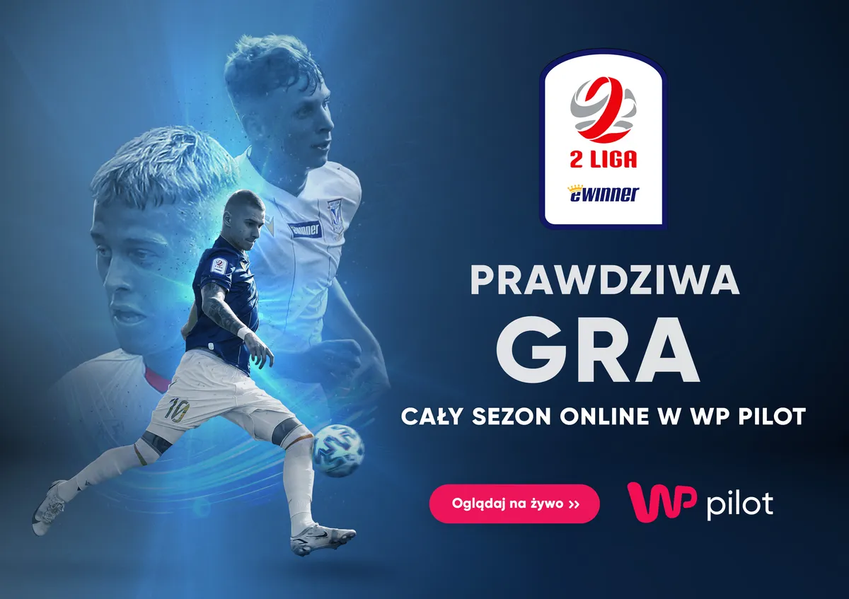 Wszystkie mecze eWinner 2. Ligi piłki nożnej w WP Pilot!