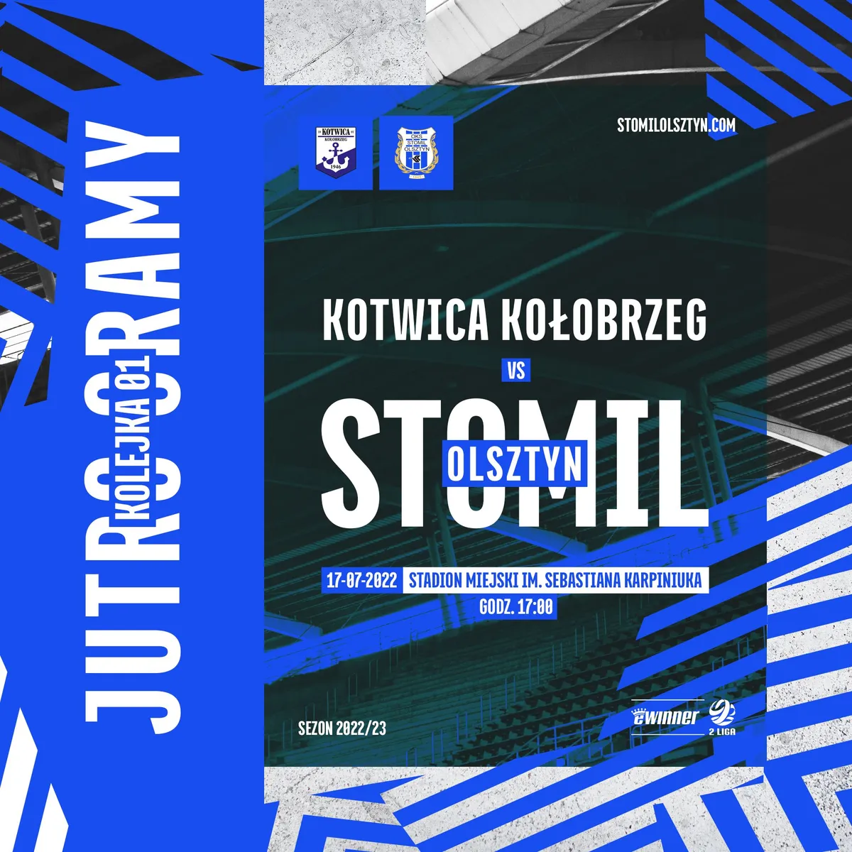 Zapowiedź meczu: Kotwica Kołobrzeg - Stomil Olsztyn. Czas, start!