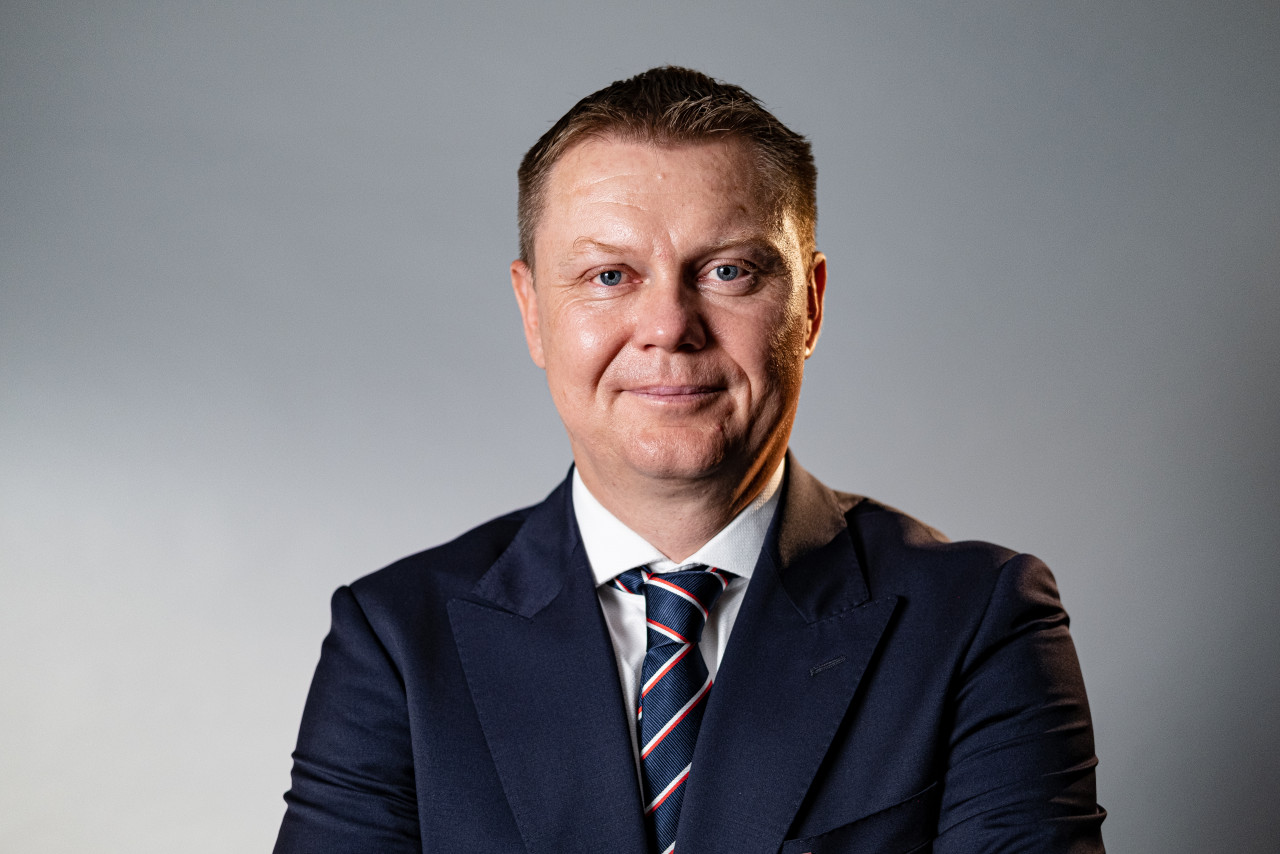 Selekcjoner reprezentacji Polski U-18 na meczu Stomil Olsztyn - Zagłębie II Lubin