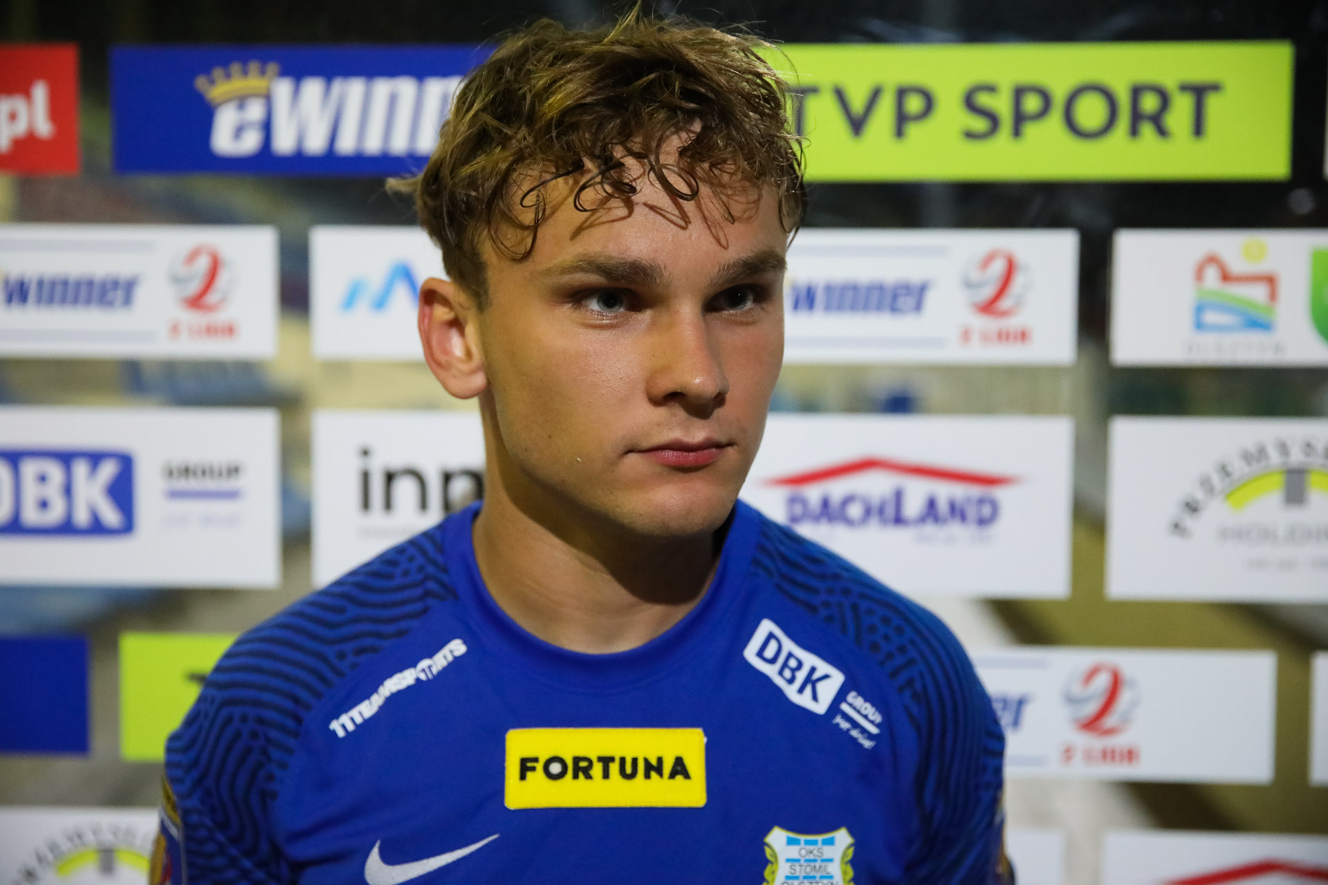 Filip Wójcik po meczu z Chrobrym Głogów