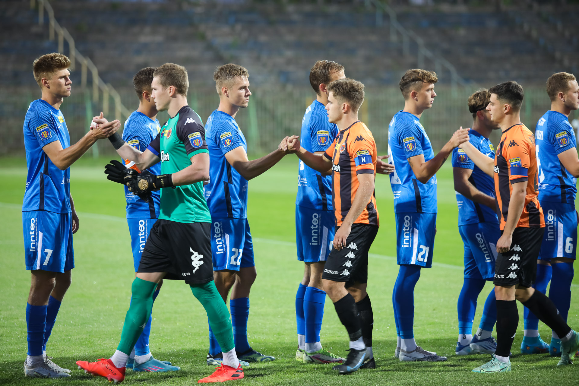 Kulisy meczu Stomil Olsztyn - Chrobry Głogów