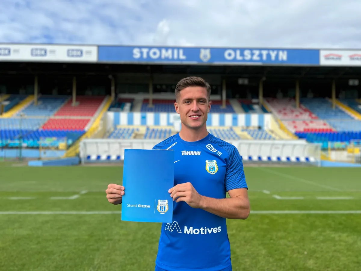 Mateusz Maćkowiak piłkarzem Stomilu Olsztyn!