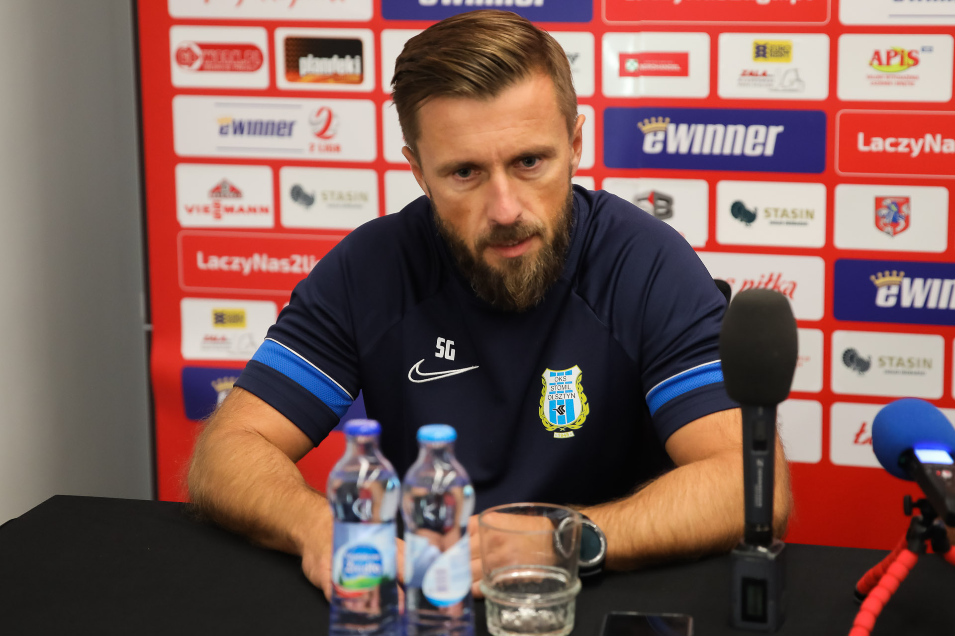 Konferencja prasowa po meczu GKS Jastrzębie - Stomil Olsztyn