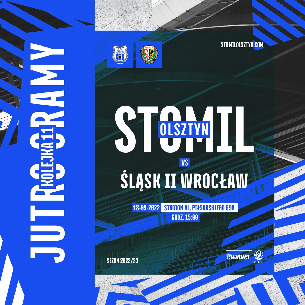 Zapowiedź meczu: Stomil Olsztyn - Śląsk II Wrocław