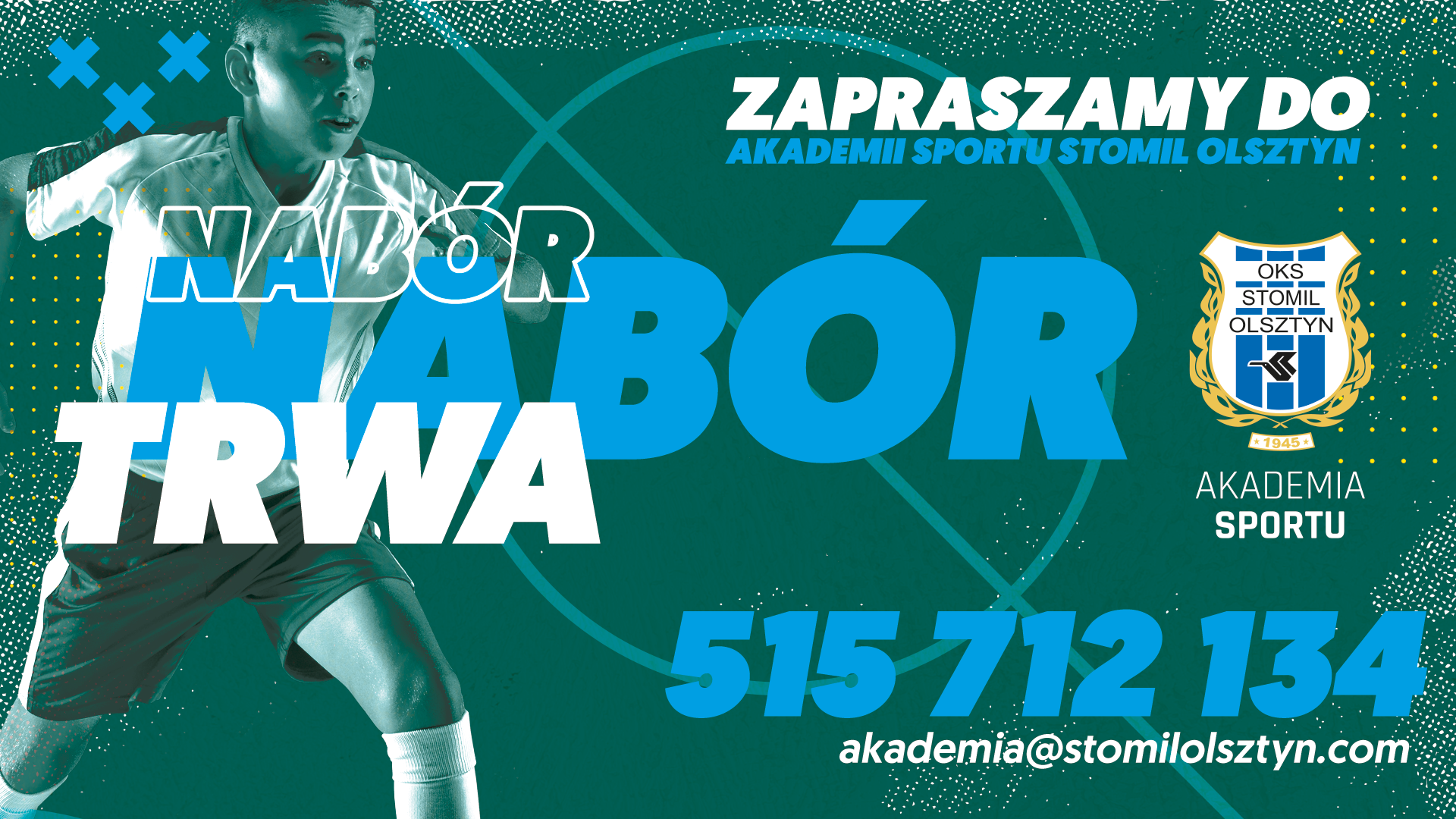 Nabór do Akademii Sportu Stomil Olsztyn