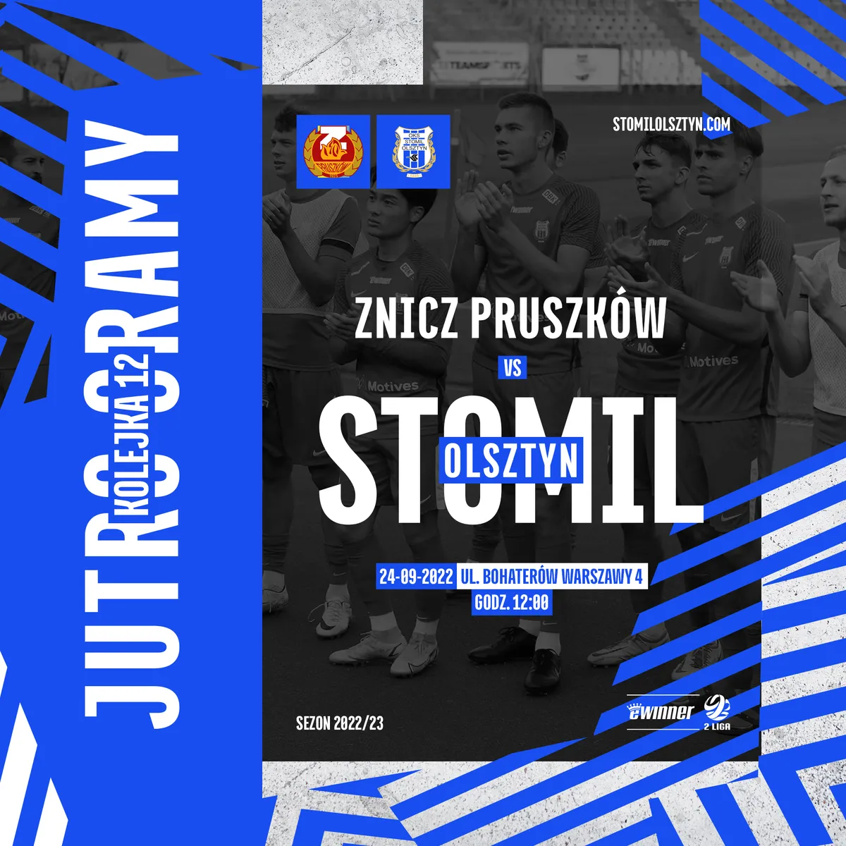 Zapowiedź meczu: Znicz Pruszków - Stomil Olsztyn
